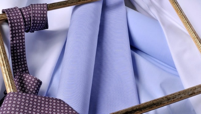 What is poplin fabric used for in commercial projects?