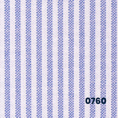 Tela Harvard Spandex de rayas azules